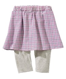 nissen | ６分丈フレアスカッツ（女の子　子供服・ジュニア服）(パンツ)
