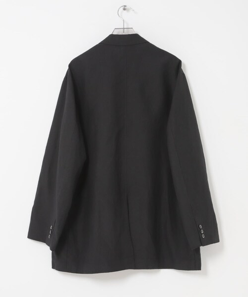 URBAN RESEARCH(アーバンリサーチ)の「new basic WOOL LINEN DOUBLE JACKET(テーラードジャケット・メンズ・BLACK・M/L/XL)」の11枚目の写真