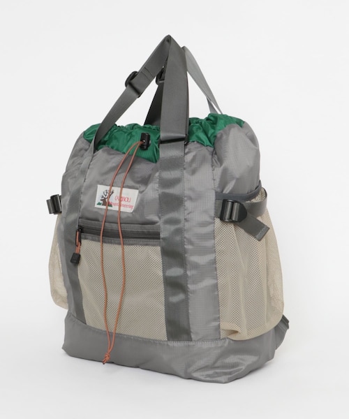 EKAL(エカル)の「『別注』Caribou Mountaineering×EKAL L. WEIGHT PACK TOTE(トートバッグ・レディース・ブラック/グレー・One)」の2枚目の写真