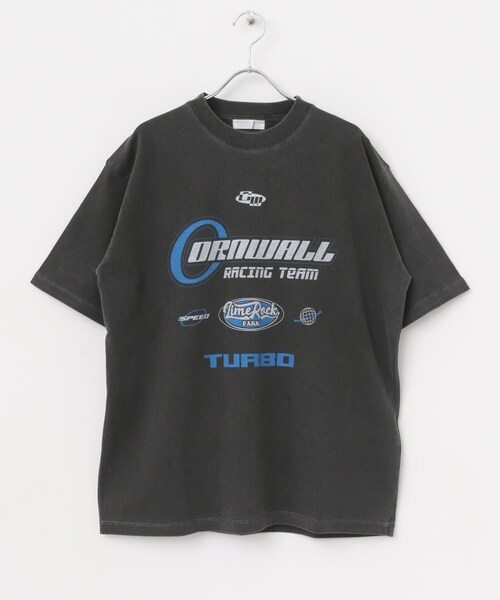 SENSE OF PLACE by URBAN RESEARCH(センスオブプレイスバイアーバンリサーチ)の「フェードロゴグラフィックTシャツ(5分袖)(Tシャツ/カットソー・メンズ・ROYAL BLUE/BLACK/YELLOW・M/L)」の12枚目の写真