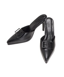 GYDA | square gyda バックルポインテッドミュール(パンプス)