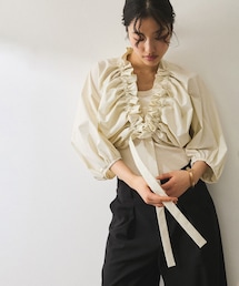 ADAM ET ROPE' | 【サステナブル】ブラウスセットタンクトップ(シャツ/ブラウス)