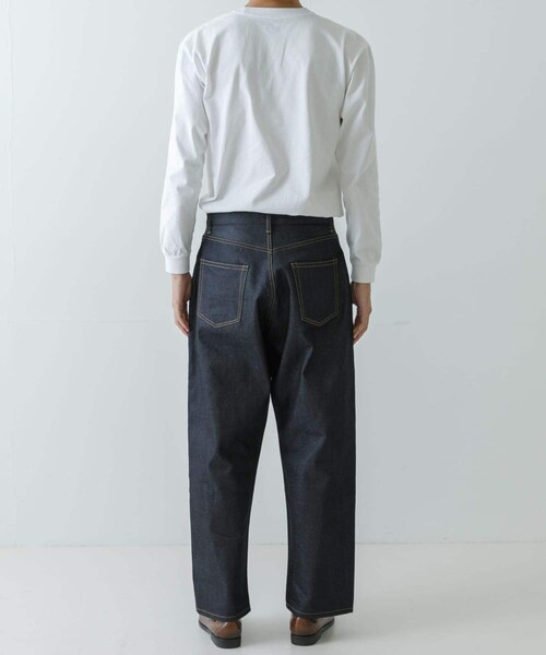 URBAN RESEARCH（アーバンリサーチ）の「SHIOTA　スーピマDENIM PANTSバギー#JAY（デニムパンツ・メンズ・INDIGO・28/30/32/34）」の12枚目の写真
