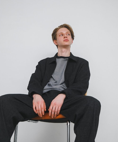 URBAN RESEARCH（アーバンリサーチ）の「LINEN PIN HEAD SPORTS JACKET（ブルゾン・メンズ・TAUPE/BLACK・M/L）」の10枚目の写真