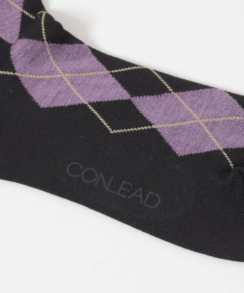 URBAN RESEARCH(アーバンリサーチ)の「CONLEAD Argyle wool Short(その他アンダーウェア/インナー・レディース・Milk Tea/Black・-)」の6枚目の写真
