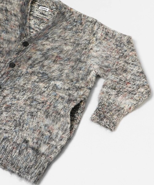 THE GOODLAND MARKET（ザグッドランドマーケット）の「米富繊維　KOUHEN SHAGGY DOG CARDIGAN-1（カーディガン/ボレロ・レディース・12GRAY/44BROWN・FREE）」の5枚目の写真