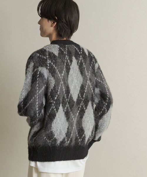 SENSE OF PLACE by URBAN RESEARCH（センスオブプレイスバイアーバンリサーチ）の「アーガイルVネックカーディガン（ニット/セーター・メンズ・BLACK/BLUE/NAVY/BROWN・M/L）」の17枚目の写真