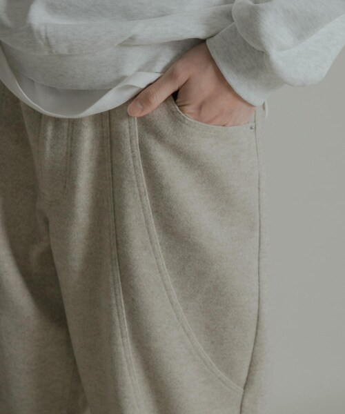 SENSE OF PLACE by URBAN RESEARCH（センスオブプレイスバイアーバンリサーチ）の「ラウンドパネル5PKメルトンパンツ（その他パンツ・メンズ・CHARCOAL/OATMEAL・M/L）」の13枚目の写真