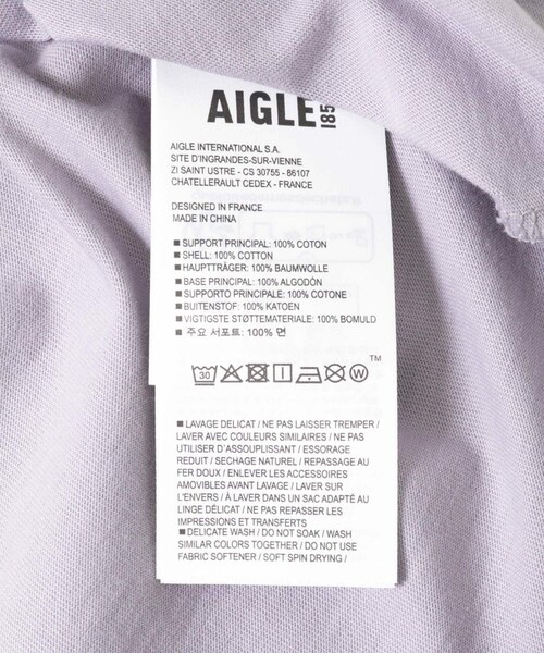 THE GOODLAND MARKET（ザグッドランドマーケット）の「AIGLE　チャリティ グラフィック 半袖Tシャツ 5（Tシャツ/カットソー・メンズ・BLANC/G.LILAS・S/M/L/XL）」の16枚目の写真