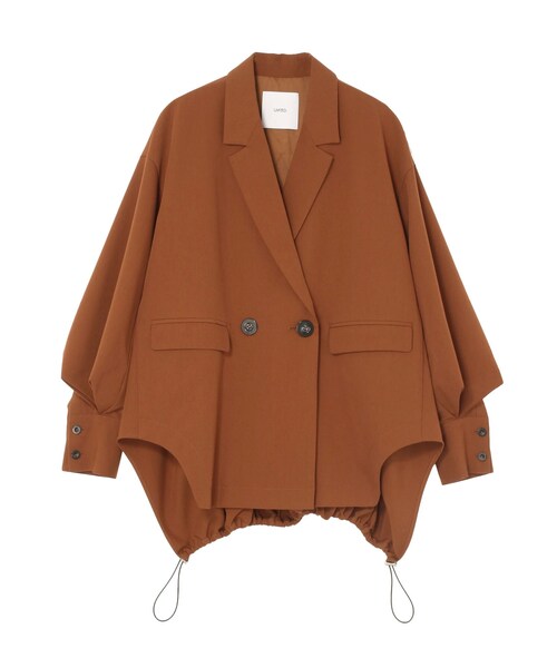 UN3D.（アンスリード）の「W TRIANGLE TUCK JK（テーラードジャケット・レディース・グレー/ブラック/キャメル・36/38）」の6枚目の写真