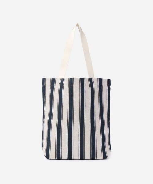 Saturdays NYC(サタデーズ ニューヨークシティ )の「Miller Stripe Tote Bag(トートバッグ・レディース・ブルー/ワイン・F)」の16枚目の写真
