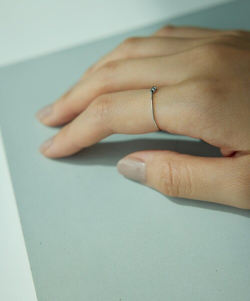 ROPE'(ロペ)の「【Lulu】R(ロペ アール)PT ノットモチーフナローリング(リング・レディース・シルバー系・11/13)」の18枚目の写真