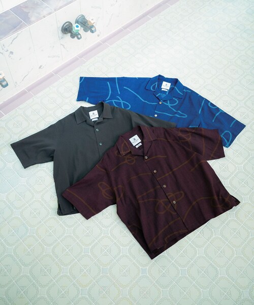 URBAN RESEARCH（アーバンリサーチ）の「SENTO-GRASHI　「ゆ」 shirts（シャツ/ブラウス・メンズ・BRN×Y.BRN/BLU×L.BLU・M/L/L/XL）」の5枚目の写真