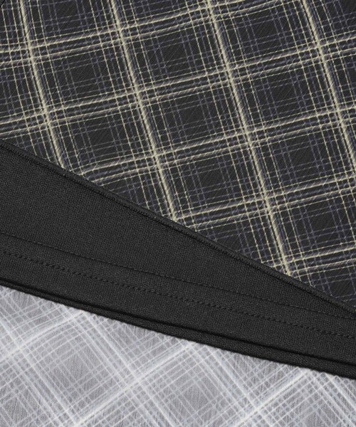 SENSE OF PLACE by URBAN RESEARCH(センスオブプレイスバイアーバンリサーチ)の「チェックシアーナローワンピース(ワンピース・レディース・BLACK/BROWN/BEIGE・One/COMPACT)」の10枚目の写真