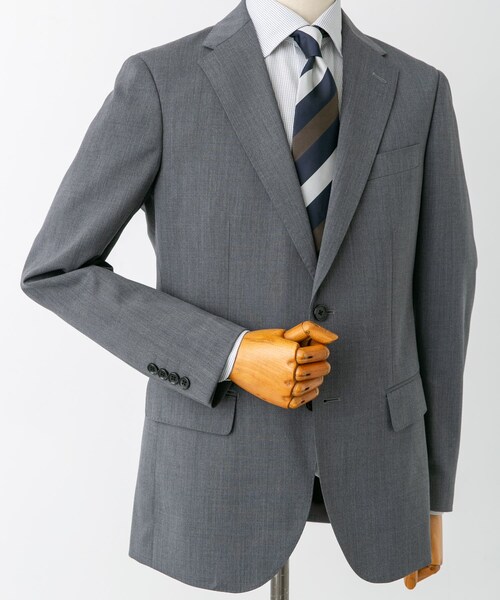 URBAN RESEARCH DOORS(アーバンリサーチドアーズ)の「LIFE STYLE TAILOR ウォッシャブルストレッチジャケット(テーラードジャケット・メンズ・GRAY/NAVY・44/46/48/50)」の4枚目の写真