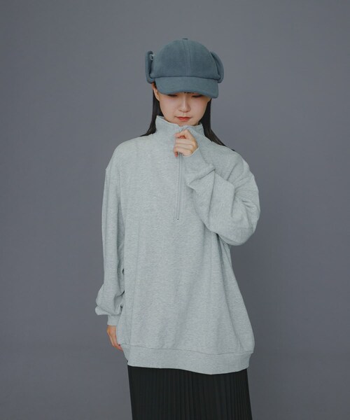 SENSE OF PLACE by URBAN RESEARCH(センスオブプレイスバイアーバンリサーチ)の「フリースキャップ(キャップ・レディース・GRAY/BLACK・One)」の19枚目の写真