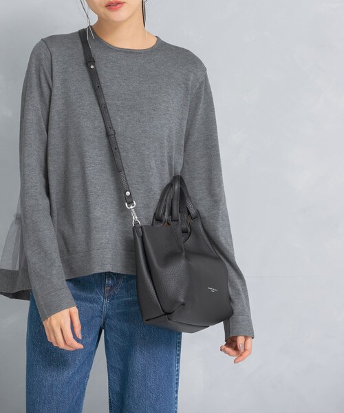 URBAN RESEARCH ROSSO（アーバンリサーチロッソ）の「GIANNI CHIARINI　DUA（ハンドバッグ・レディース・NEROCASTOR/PELTROTMOR・-）」の7枚目の写真