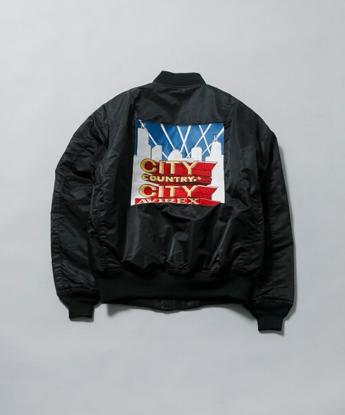 URBAN RESEARCH(アーバンリサーチ)の「CITY COUNTRY CITY CCC×AVIREX EMB LOGO MA-1(MA-1・メンズ・BLACK・L/XL)」の3枚目の写真