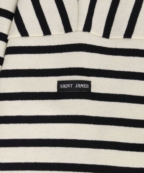 ADAM ET ROPE'（アダムエロペ）の「【公式サイト限定】【SAINT JAMES】20JC OUESSANT LOOSE（Tシャツ/カットソー・レディース・ネイビー/ブラック・1）」の17枚目の写真