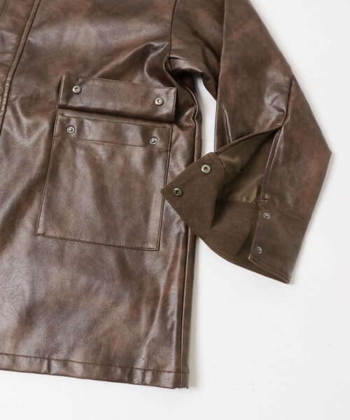 SENSE OF PLACE by URBAN RESEARCH（センスオブプレイスバイアーバンリサーチ）の「FLハンティングジャケット（テーラードジャケット・レディース・BLACK/BEIGE/BROWN・one）」の21枚目の写真