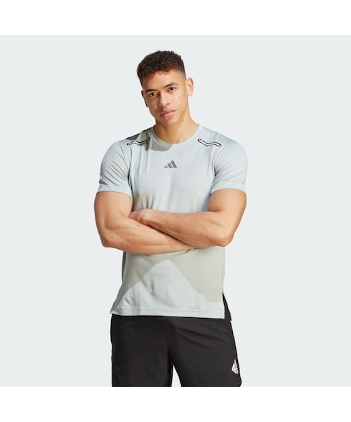 adidas（アディダス）の「HEAT. RDY HIIT エレベーテッド トレーニング 半袖Tシャツ（トップス・メンズ・グレー/ブラック/アークティックナイト/ホワイト・S/M/2XL/3XL/XL/L/XS/2XS）」の4枚目の写真