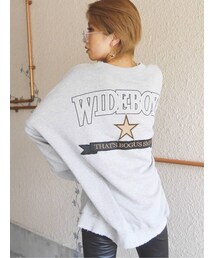 WIDEBOYSドルマンスウェットTOPS