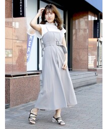 dazzlin | バックベルトデザインキャミワンピース(ワンピース)