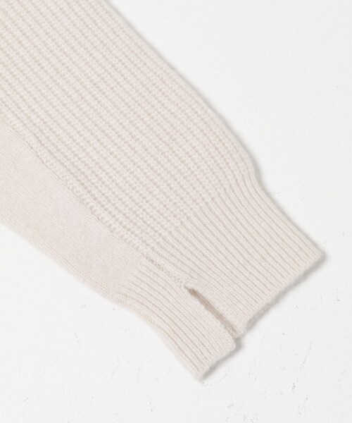 URBAN RESEARCH ROSSO（アーバンリサーチロッソ）の「スーパーファインラムズウールショートニット（ニット/セーター・レディース・OFF WHITE/L.GRAY/RED/BLACK・Free）」の13枚目の写真