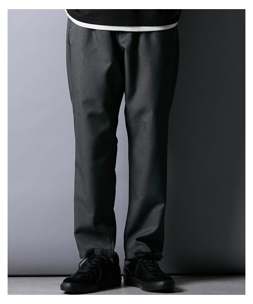 nissen（ニッセン）の「メランジロングイージーパンツ（パンツ・メンズ・チャコール/ブラック・M/L/LL）」の3枚目の写真