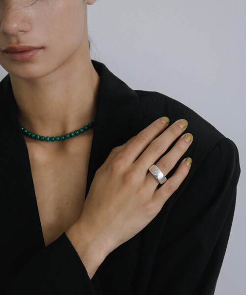 URBAN RESEARCH（アーバンリサーチ）の「decor『デコール』　Wide ring（リング・レディース・Silver・12）」の3枚目の写真