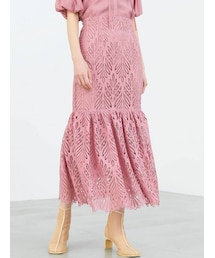 LAGUNAMOON | リーフレースマーメイドスカート(スカート)