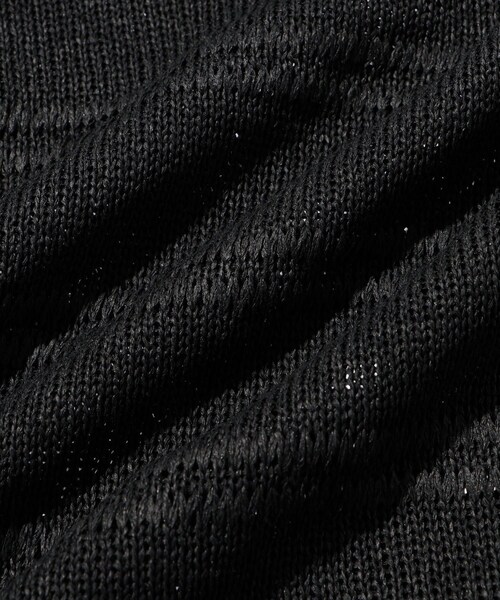 ADAM ET ROPE'(アダムエロペ)の「シアーボーダーニットTEE(Tシャツ/カットソー・メンズ・ブラック/チャコール/オフホワイト・L/M)」の15枚目の写真