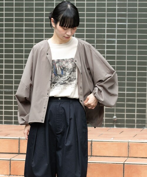 EKAL(エカル)の「『速乾/通気性』DOT AIR CARDIGAN(カーディガン/ボレロ・レディース・ブラック/グレージュ/ネイビー・One)」の18枚目の写真