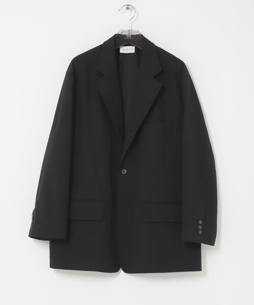 new basic　HIGH TWIST WOOL SINGLE JACKET new basic HIGH TWIST WOOL SINGLE JACKET 【公式通販】