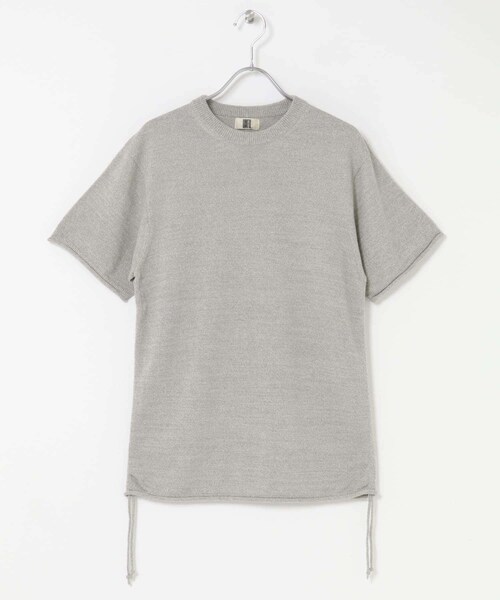 URBAN RESEARCH DOORS(アーバンリサーチドアーズ)の「unfil silkcotton short-sleeve gatherdpullover(ニット/セーター・レディース・gray/lilac/d.brown・1)」の5枚目の写真