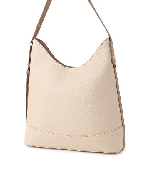 ROPE' PICNIC（ロペピクニック）の「me fit BAG ミドルプラス・ワンショルダーフィットバッグ（ショルダーバッグ・レディース・ブラック/キナリ/ブラウン系/カーキ系・F）」の14枚目の写真