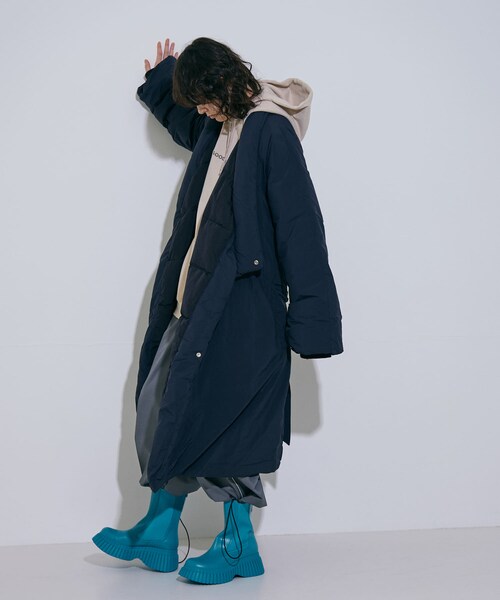 THE GOODLAND MARKET(ザグッドランドマーケット)の「Abode of Snow Chuba Down Coat(その他アウター・レディース・Black/Gray・2/3)」の7枚目の写真