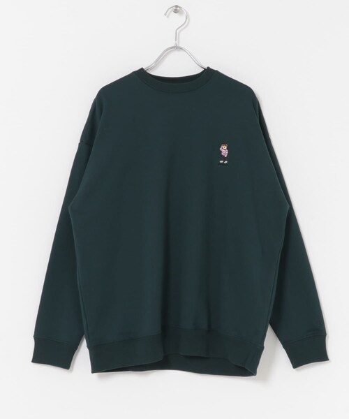 ITEMS URBANRESEARCH（アイテムズ アーバンリサーチ）の「TeddyBear ワンポイント スウェット（スウェット・メンズ・OML/BGD/GRN/NVY・M/L）」の19枚目の写真