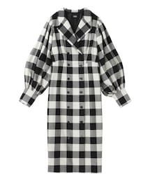 PAMEO POSE | BUFFALO PLAID COAT-DRESS(その他アウター)
