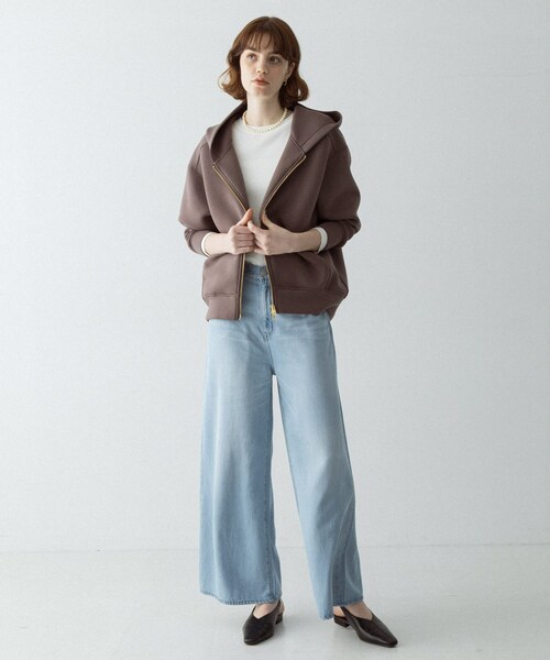 URBAN RESEARCH Sonny Label（アーバンリサーチサニーレーベル）の「ダンボールZIPコクーンフーディー（パーカー・レディース・L.グレー/チャコール/ネイビー・Free）」の22枚目の写真