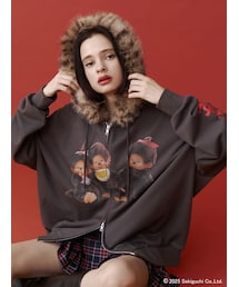 jouetie | 【monchhichi×jouetie】ファードッキングZIPフーディ(パーカー)