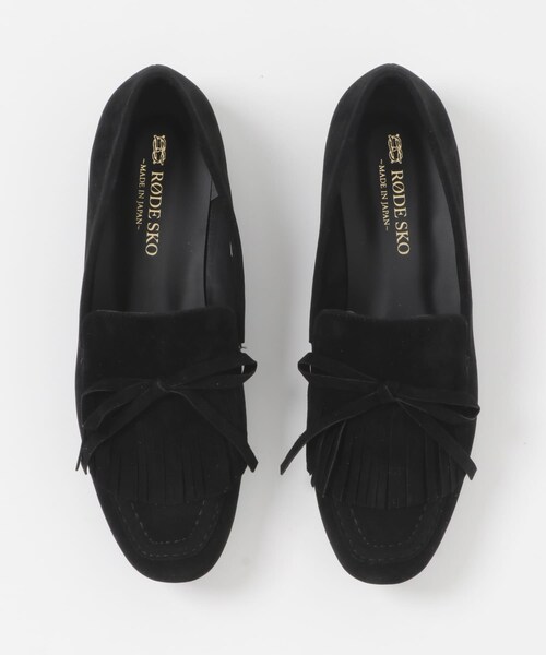 RODE SKO（ロデスコ）の「リボンフリンジローファー（ローファー・レディース・BLACK/BROWN・36/37/38）」の17枚目の写真