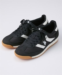 nissen | 【ゆったり幅広】U.S. POLO ASSN.（ユーエスポロアッスン）カジュアルスニーカー（ワイズ４E）(スニーカー)