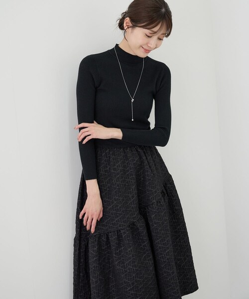 Jayro（ジャイロ）の「ニットドッキングワンピース（ワンピース・レディース・ブラック/ブラック系/スミクロ・F）」の18枚目の写真
