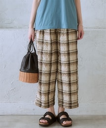 nissen | ｍｏｚ（モズ）９分丈裾ダブルワイドパンツ＜大きいサイズ有＞(パンツ)
