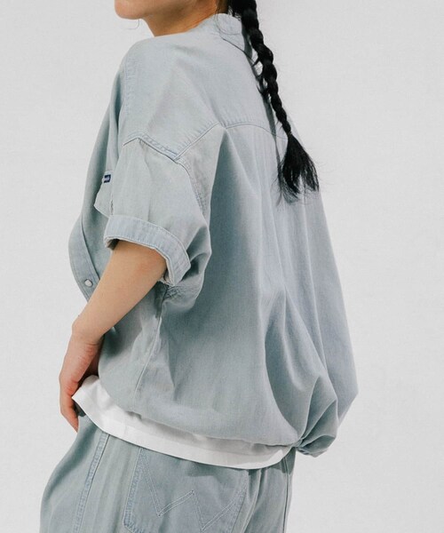 EKAL(エカル)の「『別注』Wrangler×EKAL ライトデニムワークシャツ(シャツ/ブラウス・レディース・USED/O.W・Free)」の7枚目の写真