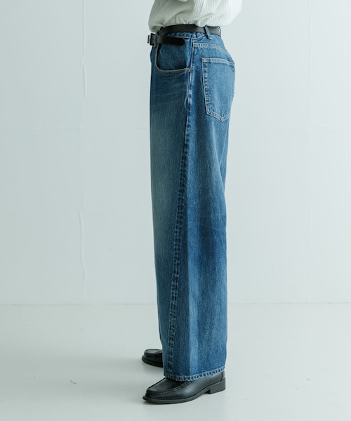 URBAN RESEARCH（アーバンリサーチ）の「CIOTA　Baggy 5 Pocket Pants（デニムパンツ・メンズ・MDB Damage・30/32/34）」の4枚目の写真