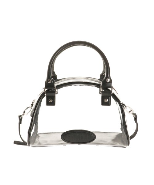 EMODA（エモダ）の「エンボスロゴボストンバッグ（ボストンバッグ・レディース・ブラック/ブラウン/ライトミックス/クリア・F）」の4枚目の写真