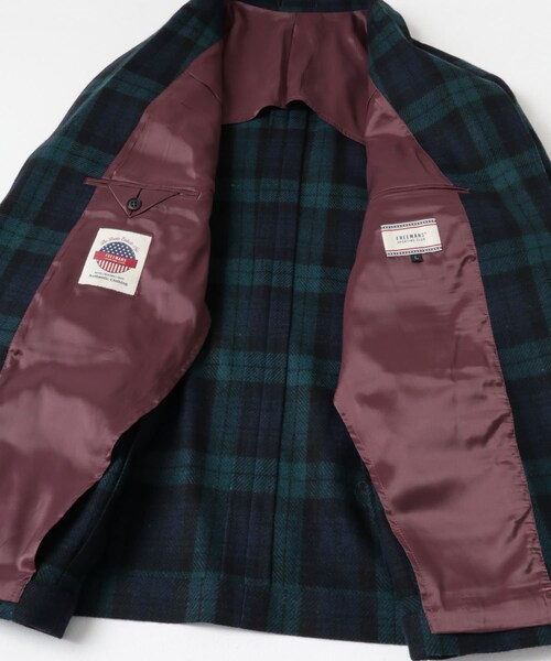 URBAN RESEARCH(アーバンリサーチ)の「FREEMANS SPORTING CLUB St MARKS JACKET(テーラードジャケット・メンズ・Wグリーン・S/M/L)」の8枚目の写真