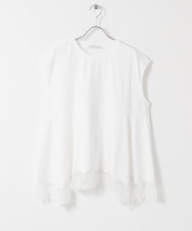 URBAN RESEARCH ROSSO | CHIGNON　レースフレンチカットソー(Tシャツ/カットソー)